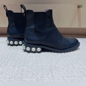 Louise et Cie studded heeled boots.